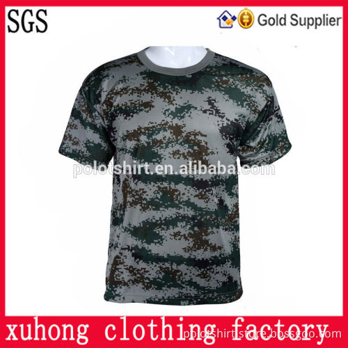 100% polyester dry fit camo t shirt